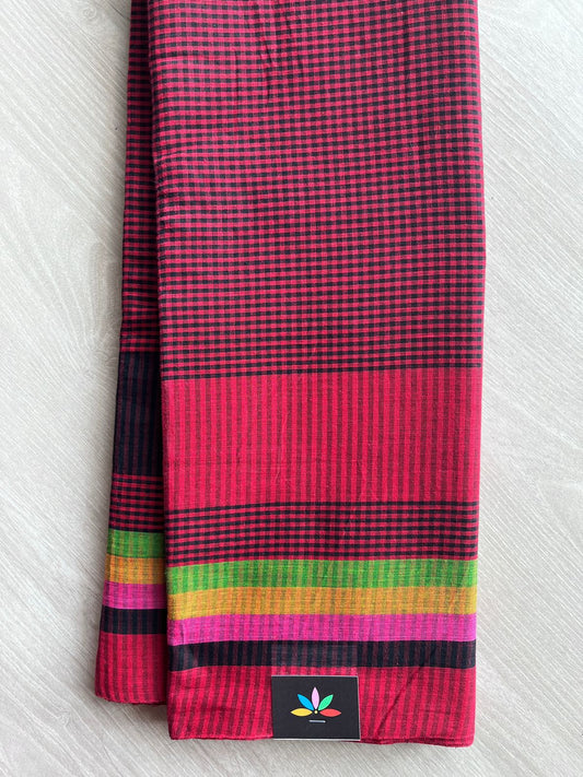 Handloom Bengal Soft Cotton Saree -27819