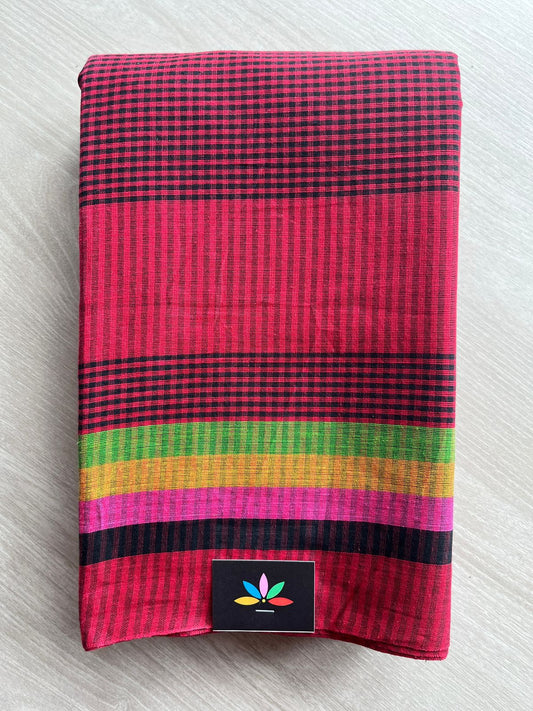 Handloom Bengal Soft Cotton Saree -27819