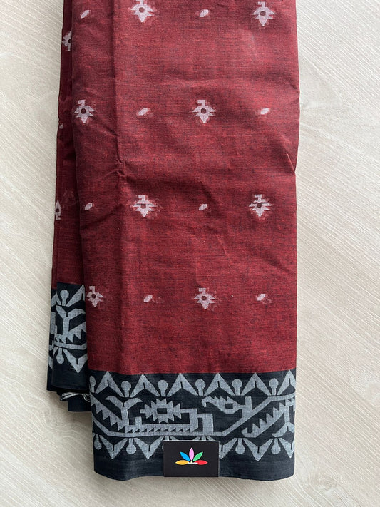 Everyday Wear Bengal Tant Cotton Saree (Starched Finish)- 27932