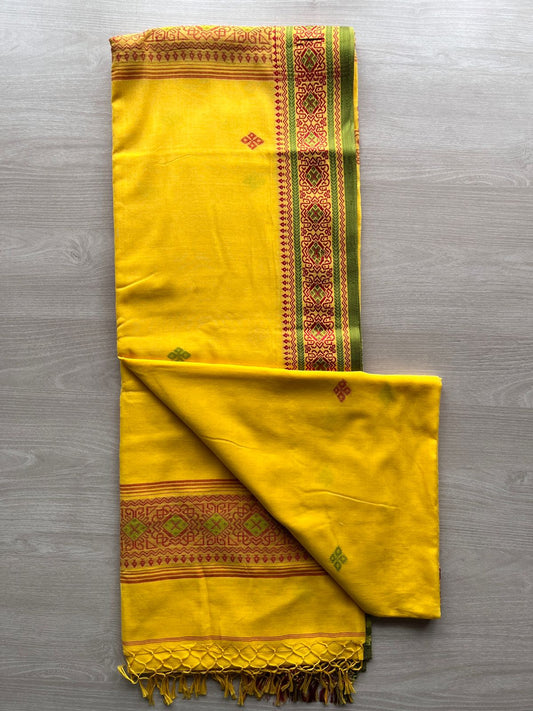 Handwoven Bengal Soft Cotton Saree - 27934