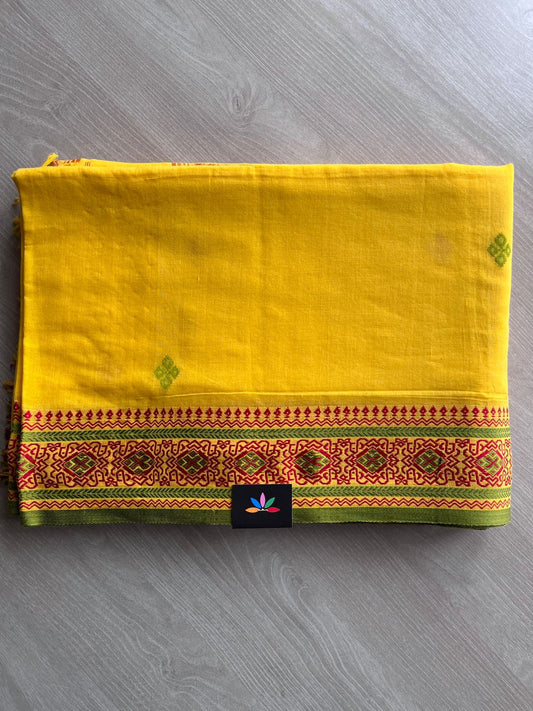 Handwoven Bengal Soft Cotton Saree - 27934