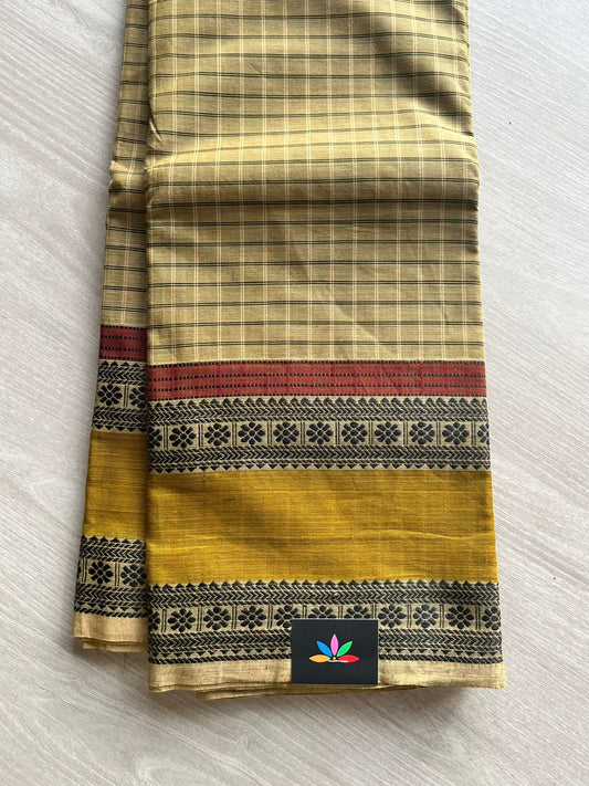 Kattam Chettinad Cotton Saree-2801