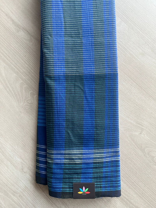 Handloom Gamcha Cotton Saree (Without Blouse) 28146