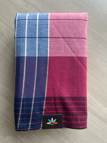 Handloom Gamcha Cotton Saree (Without Blouse) 28154