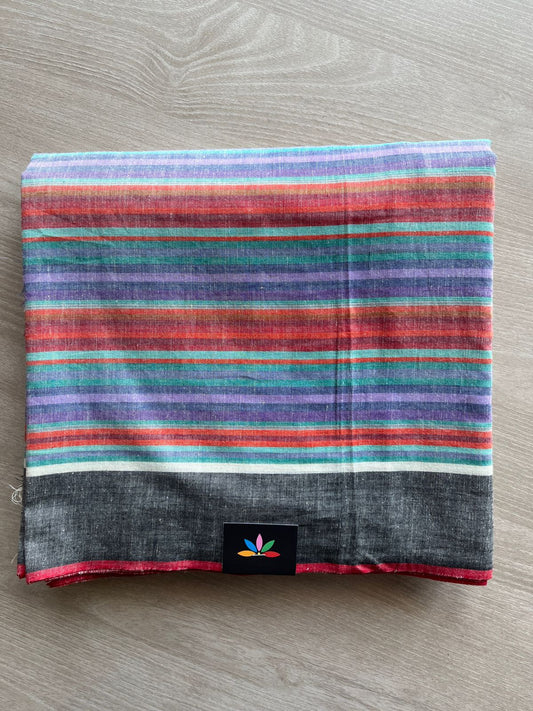 Handloom Cotton Unstitched Top Fabric with Duppata-28497