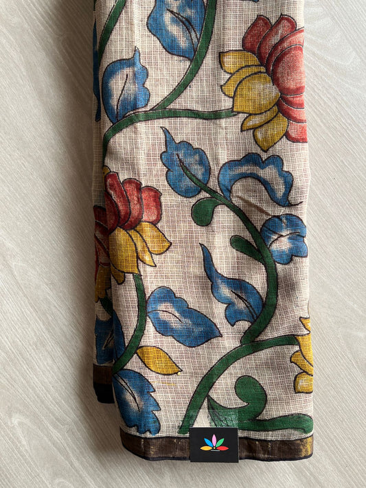 Printed Soft Kota Kalamkari Saree- 28626