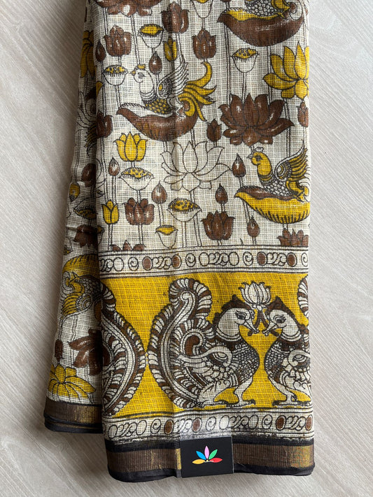 Printed Soft Kota Kalamkari Saree- 28623