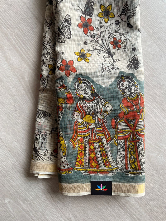 Printed Soft Kota Kalamkari Saree- 28625