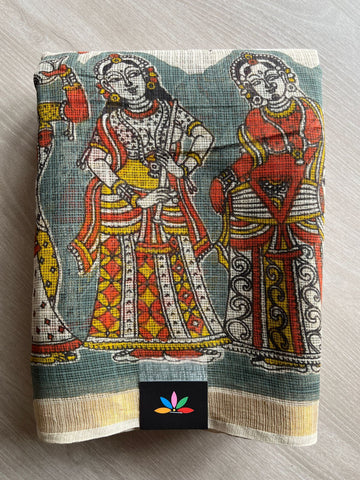 Printed Soft Kota Kalamkari Saree- 28625