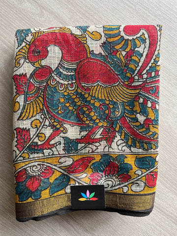 Printed Soft Kota Kalamkari Saree- 28622