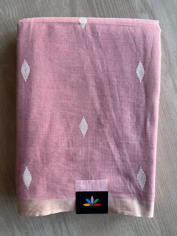 Handwoven Bengal Soft Cotton Jamdani Saree-28777