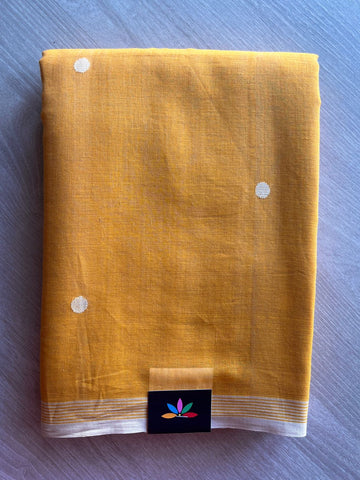Handwoven Bengal Soft Cotton Jamdani Saree-28778