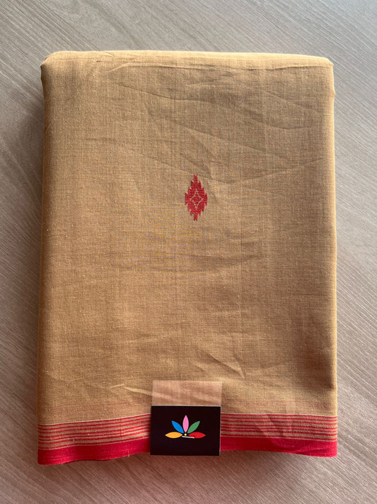 Handwoven Bengal Soft Cotton Jamdani Saree-28779