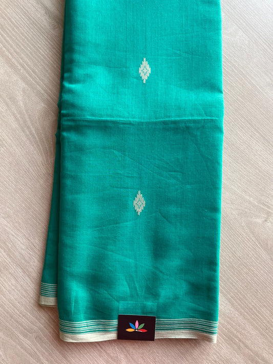 Handwoven Bengal Soft Cotton Jamdani Saree-28780