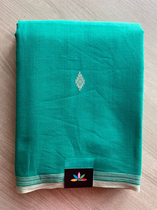 Handwoven Bengal Soft Cotton Jamdani Saree-28780