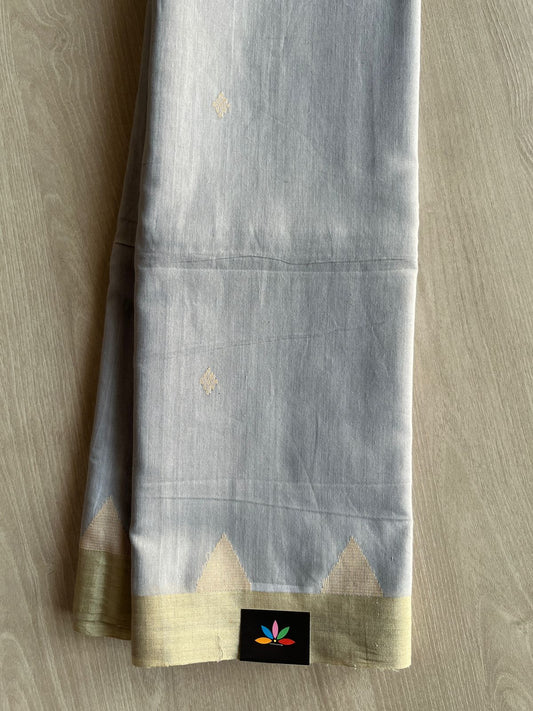 Handwoven Bengal Soft Cotton Jamdani Saree-28783