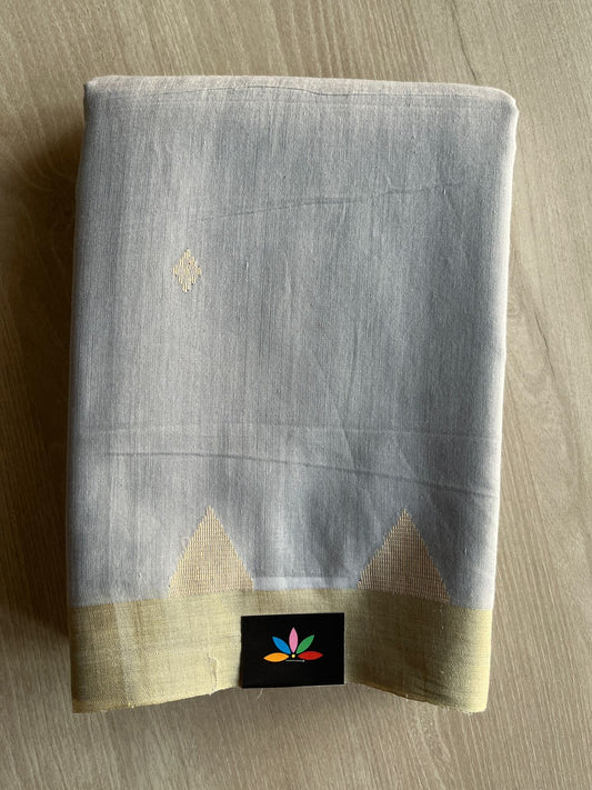 Handwoven Bengal Soft Cotton Jamdani Saree-28783