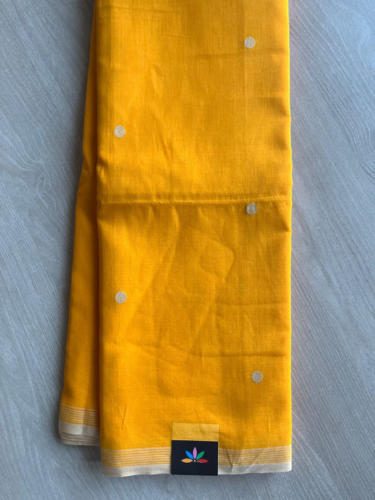 Handwoven Bengal Soft Cotton Jamdani Saree-28784