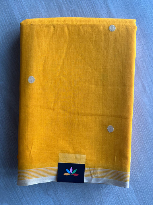 Handwoven Bengal Soft Cotton Jamdani Saree-28784