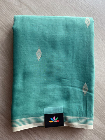 Handwoven Bengal Soft Cotton Jamdani Saree-28786-28787