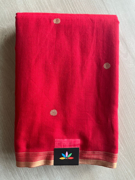 Handwoven Bengal Soft Cotton Jamdani Saree-28788-28789