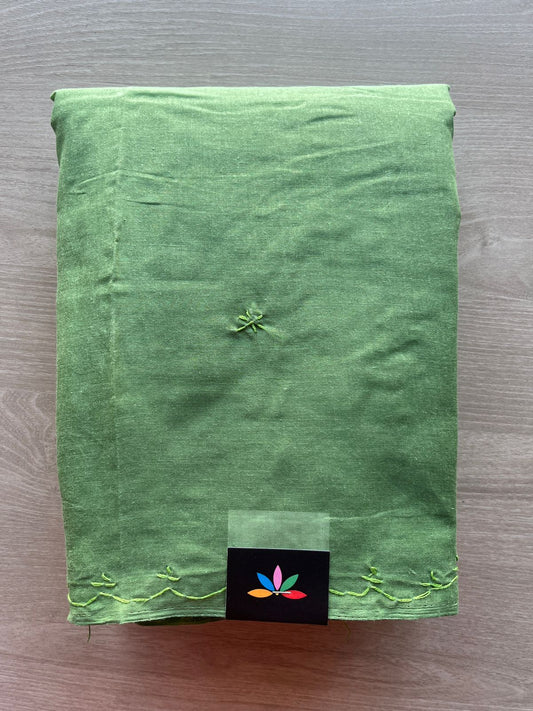 Simple Chikankari Voile Cotton Saree- 28940