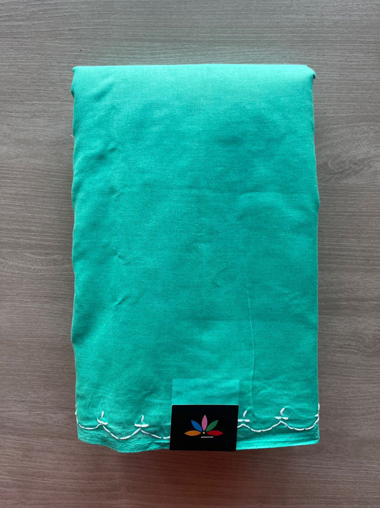 Simple Chikankari Voile Cotton Saree- 28942