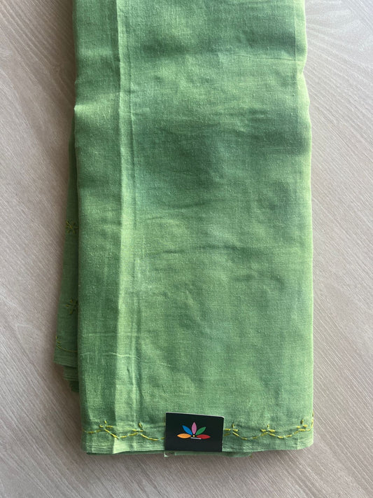 Simple Chikankari Voile Cotton Saree- 28946