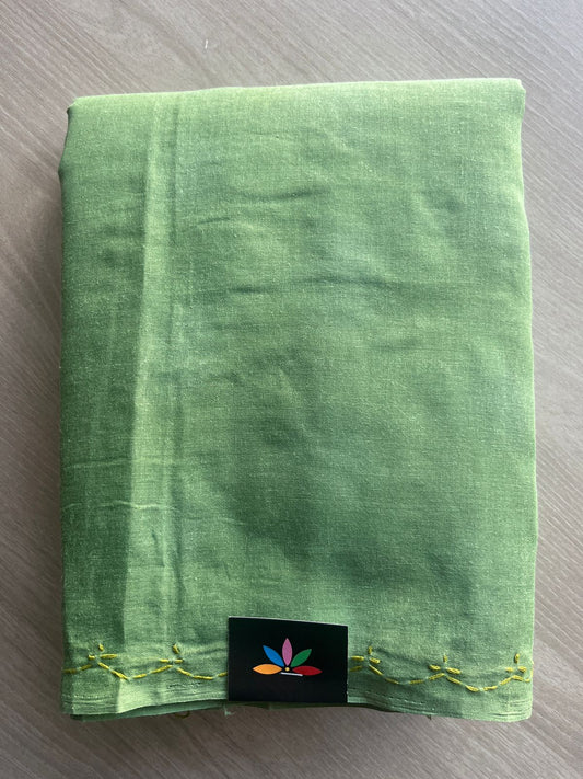 Simple Chikankari Voile Cotton Saree- 28946