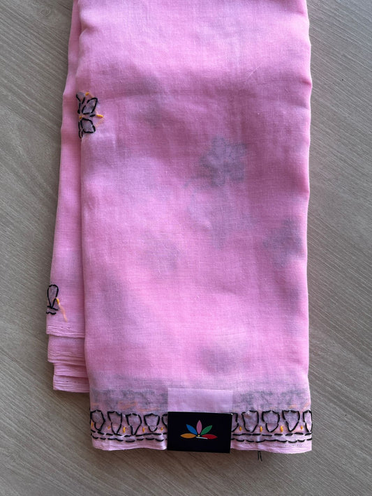 Chikankari Voile Cotton Saree- 28971