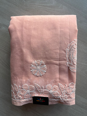 Chikankari Voile Cotton Saree- 28981