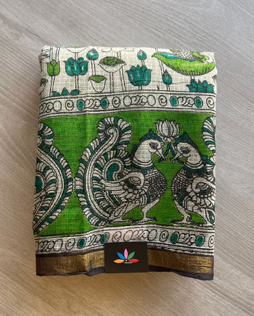 Printed Soft Kota Kalamkari Saree- 29343