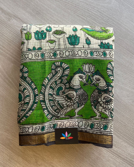 Printed Soft Kota Kalamkari Saree- 29343