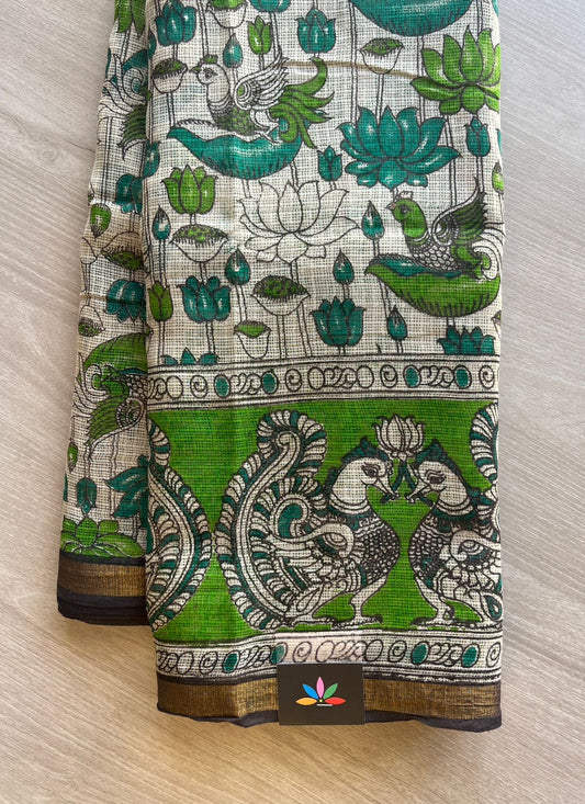 Printed Soft Kota Kalamkari Saree- 29343