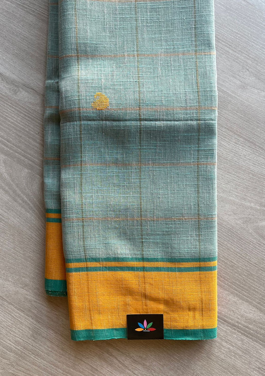 Handloom Bengal Thick weave Textured Cotton Saree -29353