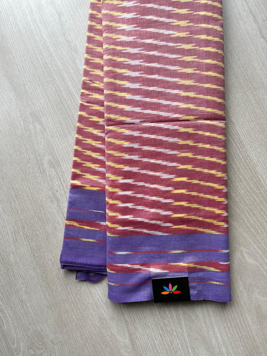 Handwoven Pochampally Ikkat Cotton Saree-6848