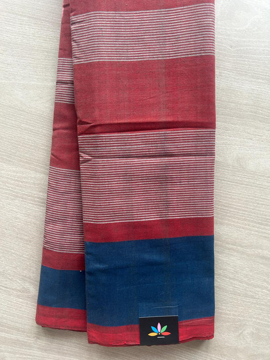 Handwoven Pochampally Ikkat Cotton Saree -30837