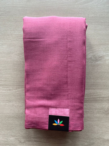 Plain Feather Light Mul Cotton Saree (Without blouse) - 32945-32946