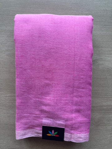Plain Feather Light Mul Cotton Saree (Without blouse) - 32947-32948