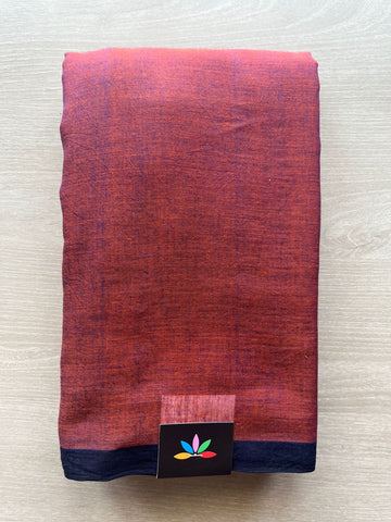 Plain Feather Light Mul Cotton Saree (Without blouse) - 32949-32950