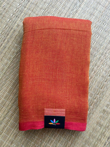 Plain Feather Light Mul Cotton Saree (Without blouse) - 32951-32952