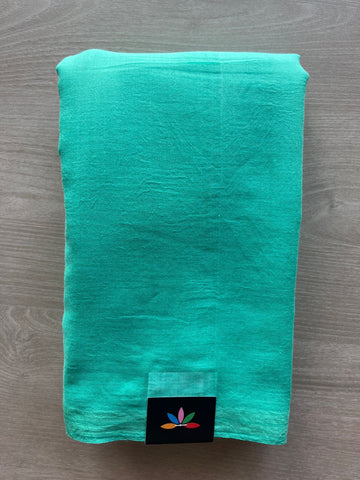 Plain Feather Light Mul Cotton Saree (Without blouse) - 32973-32974