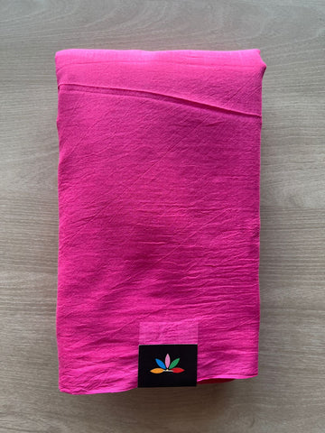 Plain Feather Light Mul Cotton Saree (Without blouse) - 32975-32976