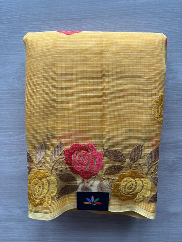 Embroidered Tissue Kota Saree - 33227