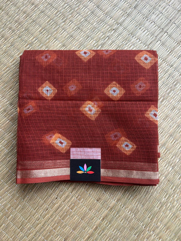 Duppata -Printed Kota Cotton Duppata - 33234