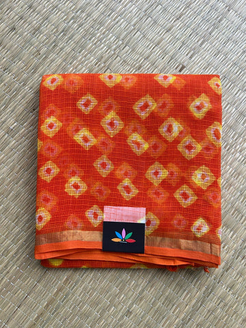 Duppata -Printed Kota Cotton Duppata - 33236