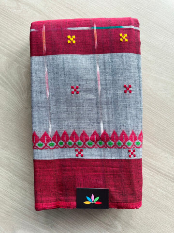 Bengal Soft Cotton Saree (Without blouse) -33979