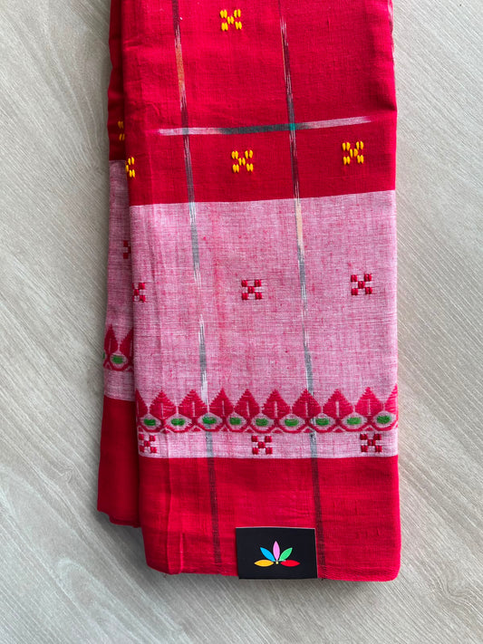Bengal Soft Cotton Saree (Without blouse) -33980