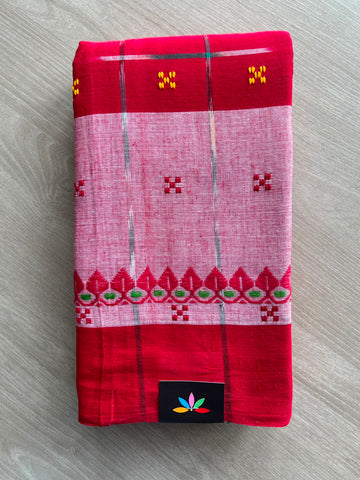 Bengal Soft Cotton Saree (Without blouse) -33980