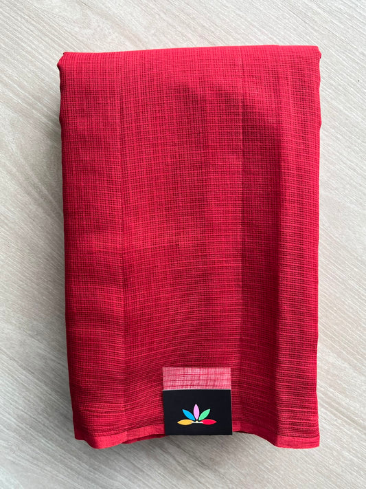 Plain Kota Cotton Saree (Without blouse)- 34606-34609